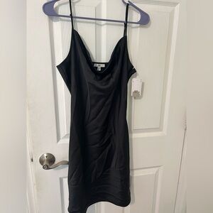 NWT BP Black Slip Dress Size L